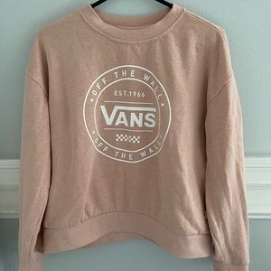 Pink vans sweatshirt